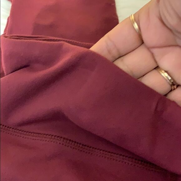 Glyder Maroon Straptastic Crops XS - Picture 7 of 9